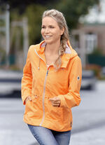 Jacke mit verdeckten Reißverschlusstaschen ORANGE