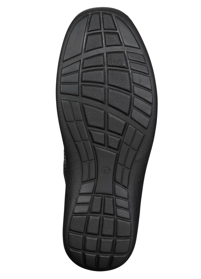 GINO GALANTE, klassische Herren-Slipper, mit herausnehmbarem Fussbett SCHWARZ