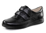 GINO GALANTE Klettschuh aus Hirsch-Nappaleder SCHWARZ