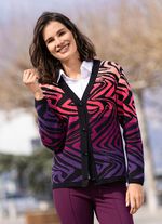 Strickjacke in Jacquard-Dessin 