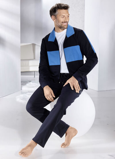 Hausanzug mit Reißverschluss  