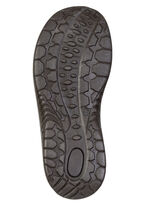 GINO GALANTE, klassische Herren-Pantoletten, mit Klettverschluss COGNAC