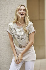 Shirt mit &uuml;berschnittener Schulterpartie 