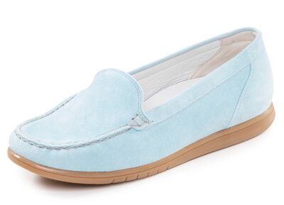Waldl&auml;ufer, bequeme Damen-Slipper, Weite H, mit herausnehmbarem Fussbett 
