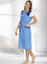 Zweierpack Kittelschürzen mit V-Ausschnitt 