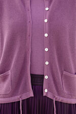 Strickjacke mit Bindebänder 