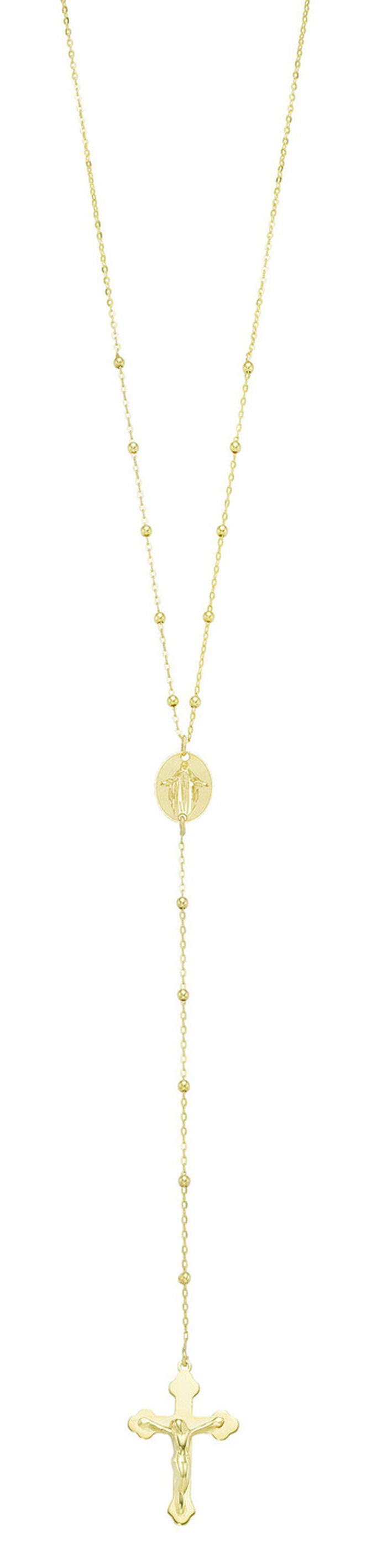 Rosenkranz-Ankerkette aus Gold