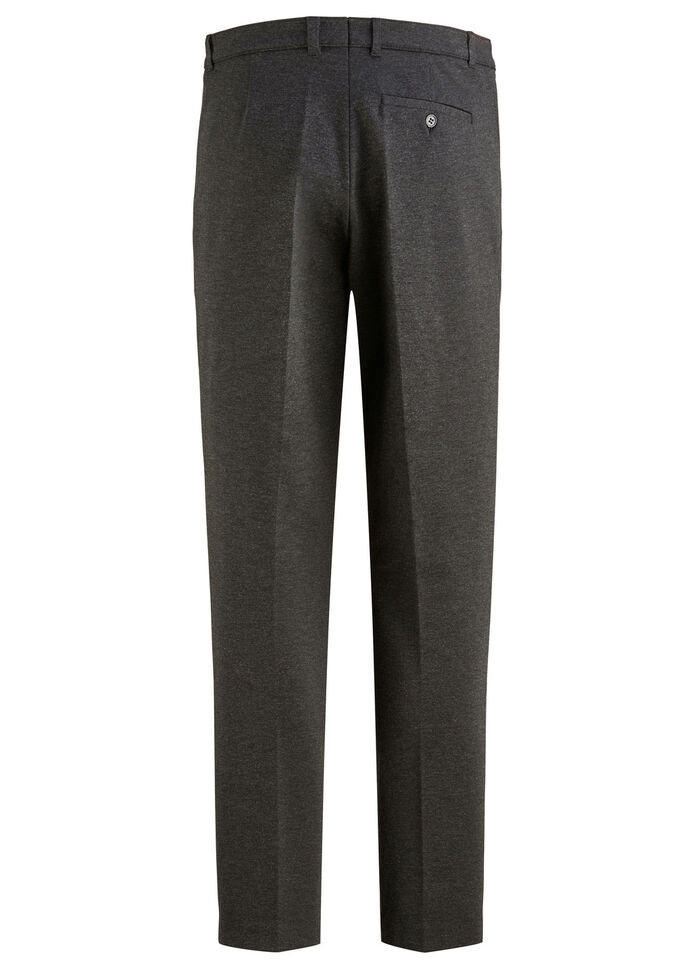  Modische «Klaus Modelle»-Hose mit Dehnbund in 4 Farben ANTHRAZIT MELIERT