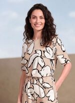 Shirt mit U-Boot-Ausschnitt 