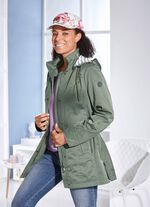 Jacke mit Schub- und Rei&szlig;verschlusstaschen OLIV