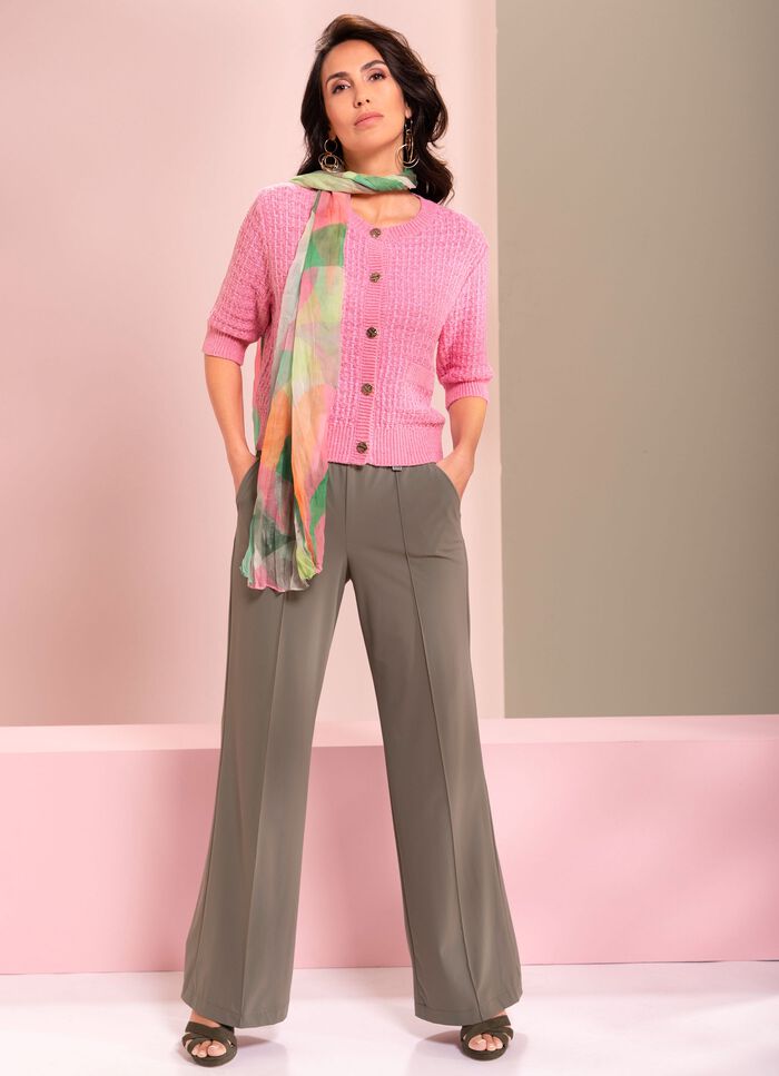 Strickjacke mit Schmuckkn&ouml;pfen 