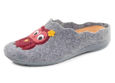Laurina, klassiche Damen-Hausschuhe, mit herausnehmbarem Fussbett 