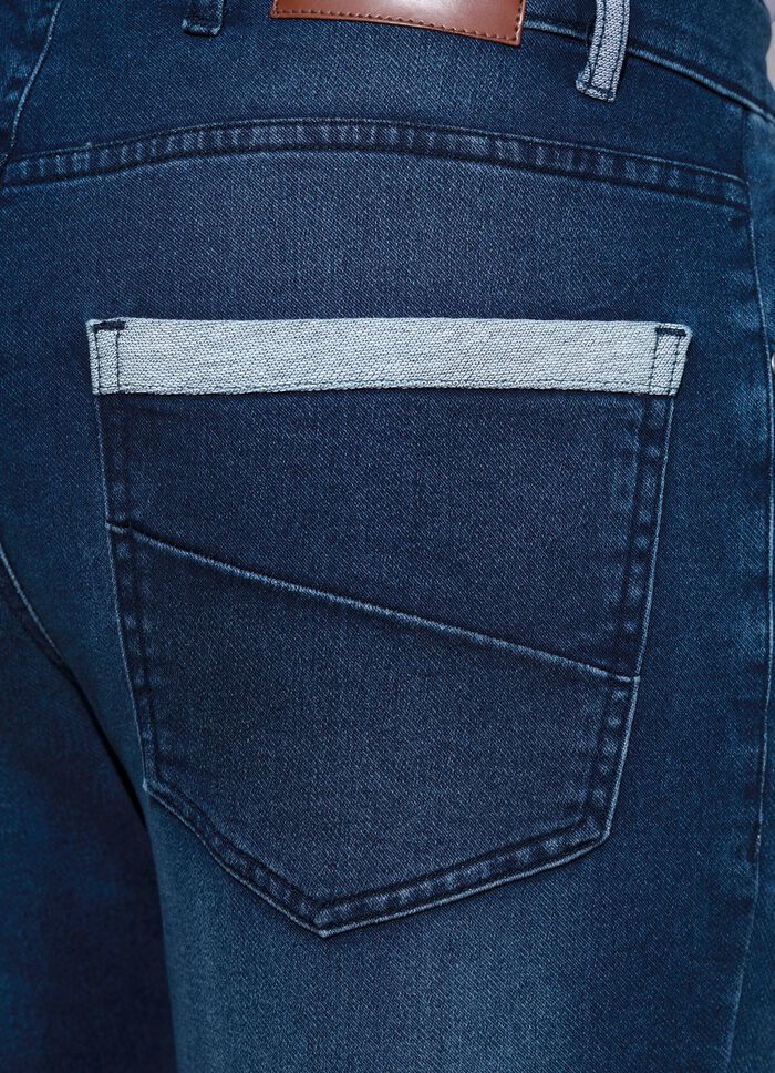 Jogg-Denim-Jeans von &laquo;Francesco Botti&raquo; in 2 Farben DUNKELJEANS