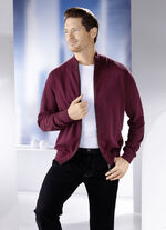 Klassische «King's Road»-Jacke in 3 Farben BORDEAUX MELIERT