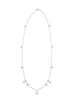 Halskette mit S&uuml;sswasser-Zuchtperlen und synth. Zirkonia 