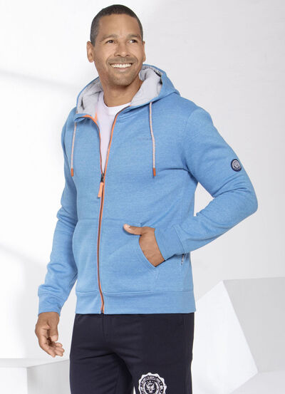 Sweatjacke mit Kapuze 