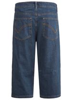 Luftige Long-Bermudas in 2 Farben DUNKELJEANS