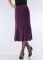 Edel schimmernder Bahnenrock 