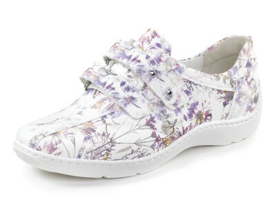 Waldläufer, bequeme Damen-Slipper, Weite H, mit herausnehmbarem Fussbett 