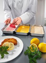 Panier-Set, 3-teilig. aus rostfreiem Edelstahl 