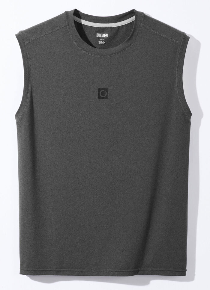 Achselshirt von «LPO» in 3 Farben DUNKELGRAU MELIERT