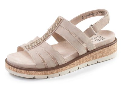 ELENA EDEN, schicke Damen-Sandalen, Weite G, mit herausnehmbarem Fussbett 