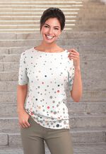 Shirt mit Punktedessin 