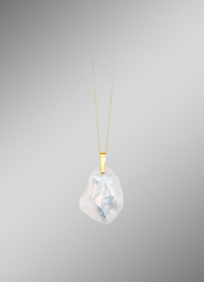 Anhänger mit Süsswasser-Zuchtperle 