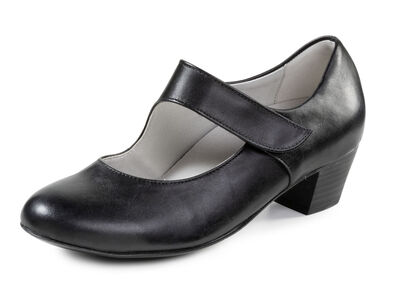 Waldläufer, elegante Damen-Pumps, Weite H, mit herausnehmbarem Fussbett 