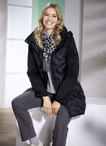 Daunen-Longjacke mit geklebten Kammern 