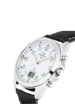 Master Time Funk-Herrenuhr mit Lederband 