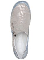 Remonte Slipper mit herausnehmbarer Einlage BLEU-SILBERGRAU