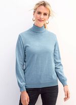 Pullover in Feinstrick HELLBLAU