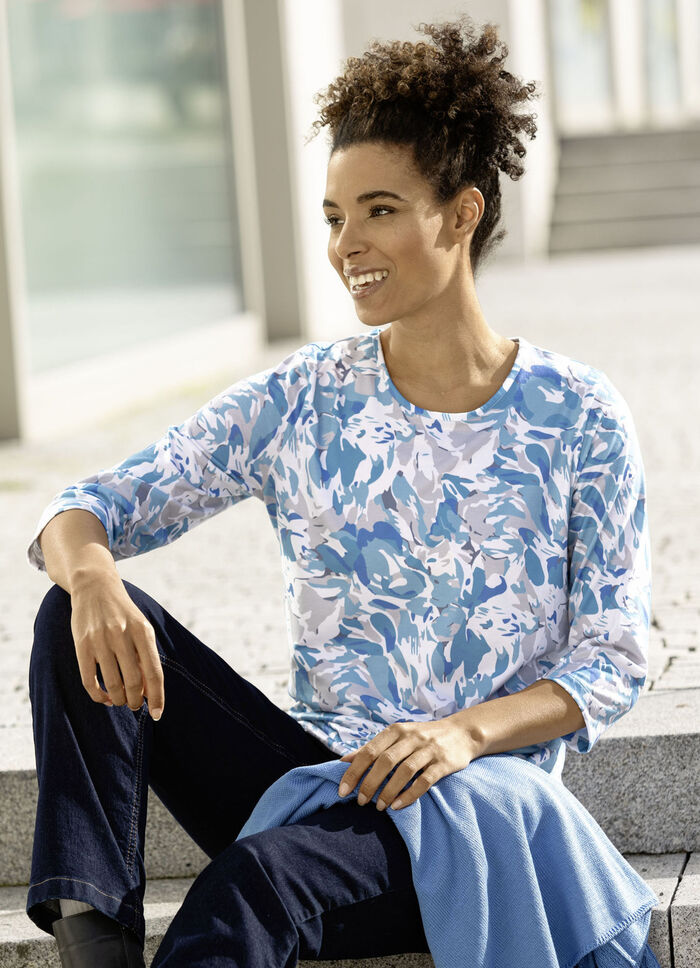 Shirt mit Alloverdruck 