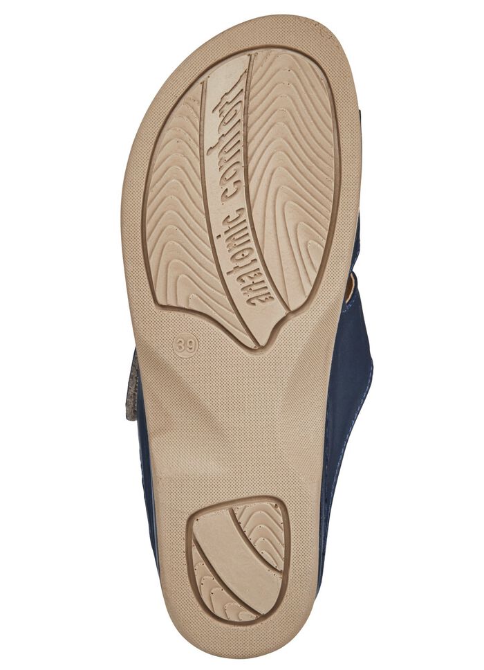 ELENA EDEN Pantolette mit Kontrast-Eins&auml;tzen 