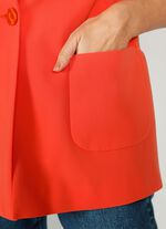 Blazer mit geschlitztem 3/4 Arm 