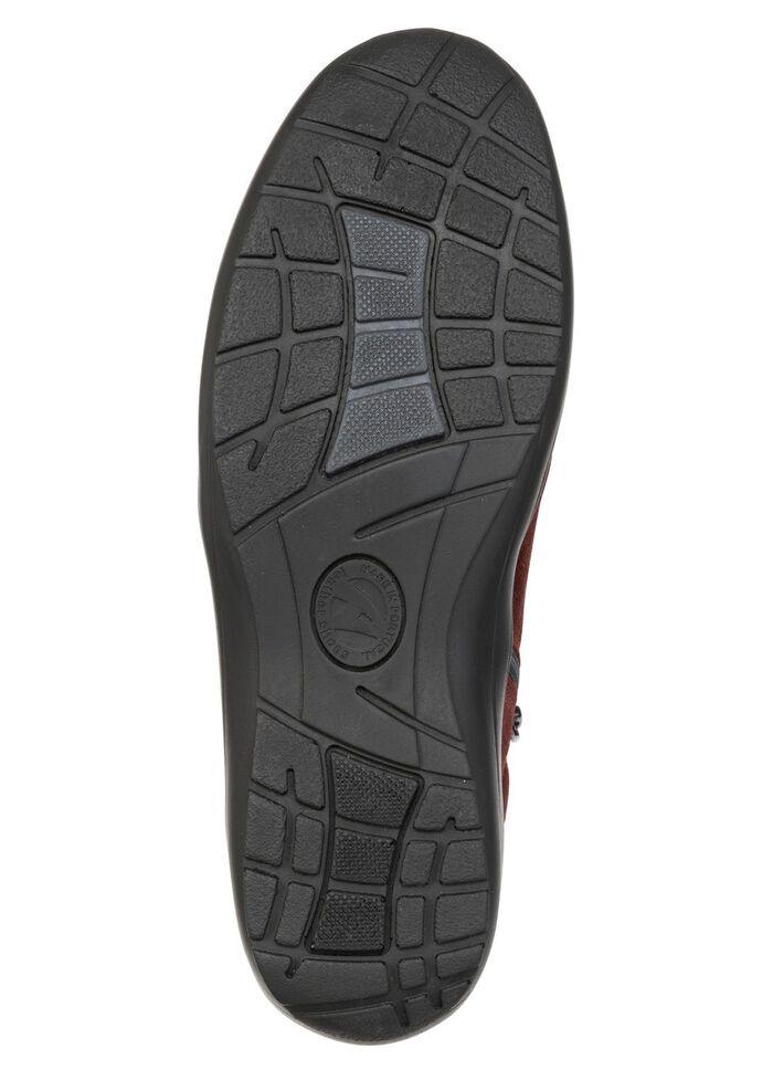 ELENA EDEN, bequeme Damen-Boots, Weite H, mit herausnehmbarem Fussbett BORDEAUX