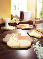 &laquo;GRUND&raquo; Badgarnitur in verschiedenen Farben APRICOT