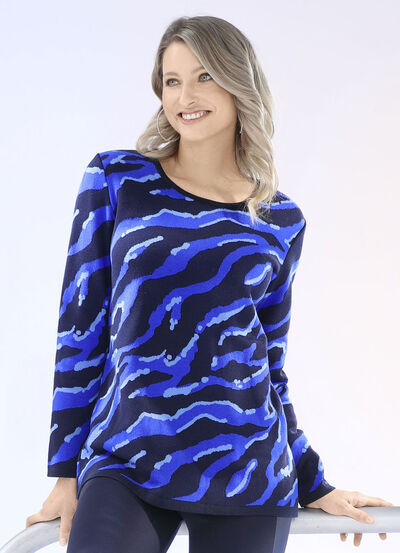 Pullover in hochwertigem Jacquard-Dessin 