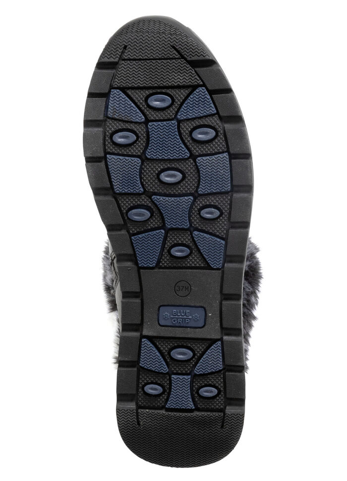 Caprice, gefütterte Damen-Stiefeletten, Winterschuhe, Weite H, mit herausnehmbarem Fussbett SCHWARZ