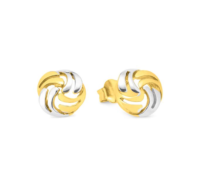 S&uuml;sse Ohrstecker in Bicolor 