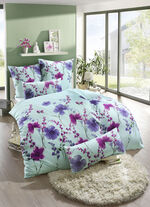 Bettwäsche-Garnitur in Mikrofaser-Qualität 