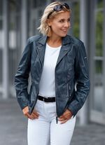 Lederkurzjacke von &laquo;Cabrini&raquo; 