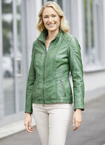 Lederkurzjacke von &laquo;Jilani&raquo; 