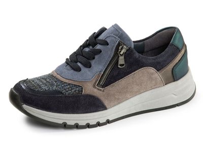 Waldl&auml;ufer, bequeme Damen-Sneaker, Weite H, mit herausnehmbarem Fussbett 