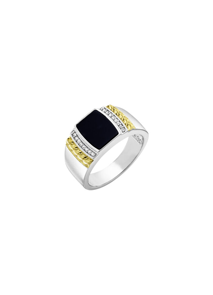 Herrenring mit Achat 