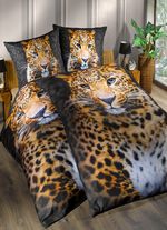 Microfaser-Bettw&auml;sche-Garnitur mit Reissverschluss 