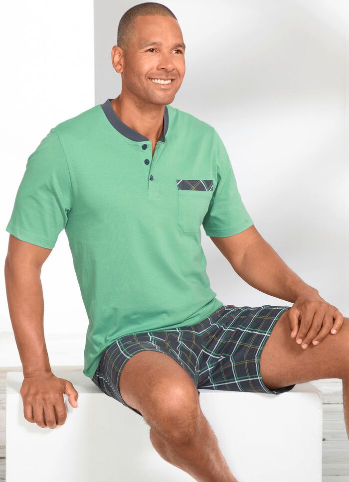 Shorty mit Knopfleiste 