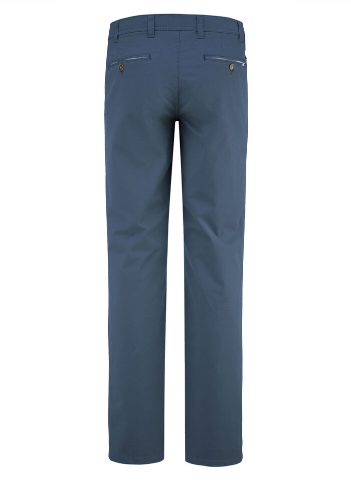 &laquo;Br&uuml;hl&raquo;-Hose mit Bund&uuml;bertritt in 3 Farben DUNKELBLAU