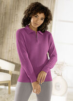 Pullover mit Schurwolle BEERE